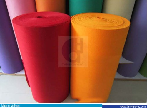 Needle punched fabric roll